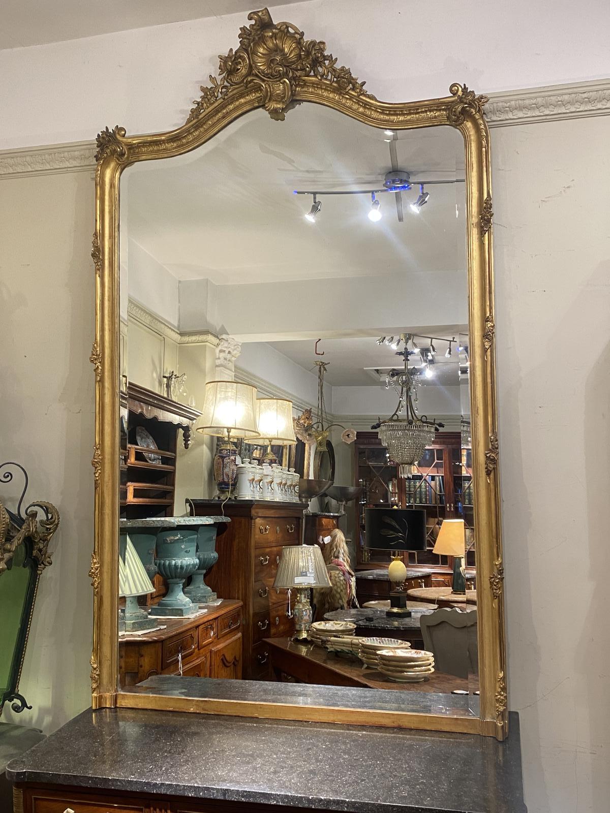 Large Gilt Mirror (1 of 5) Large Gilt Mirror (1 of 5)