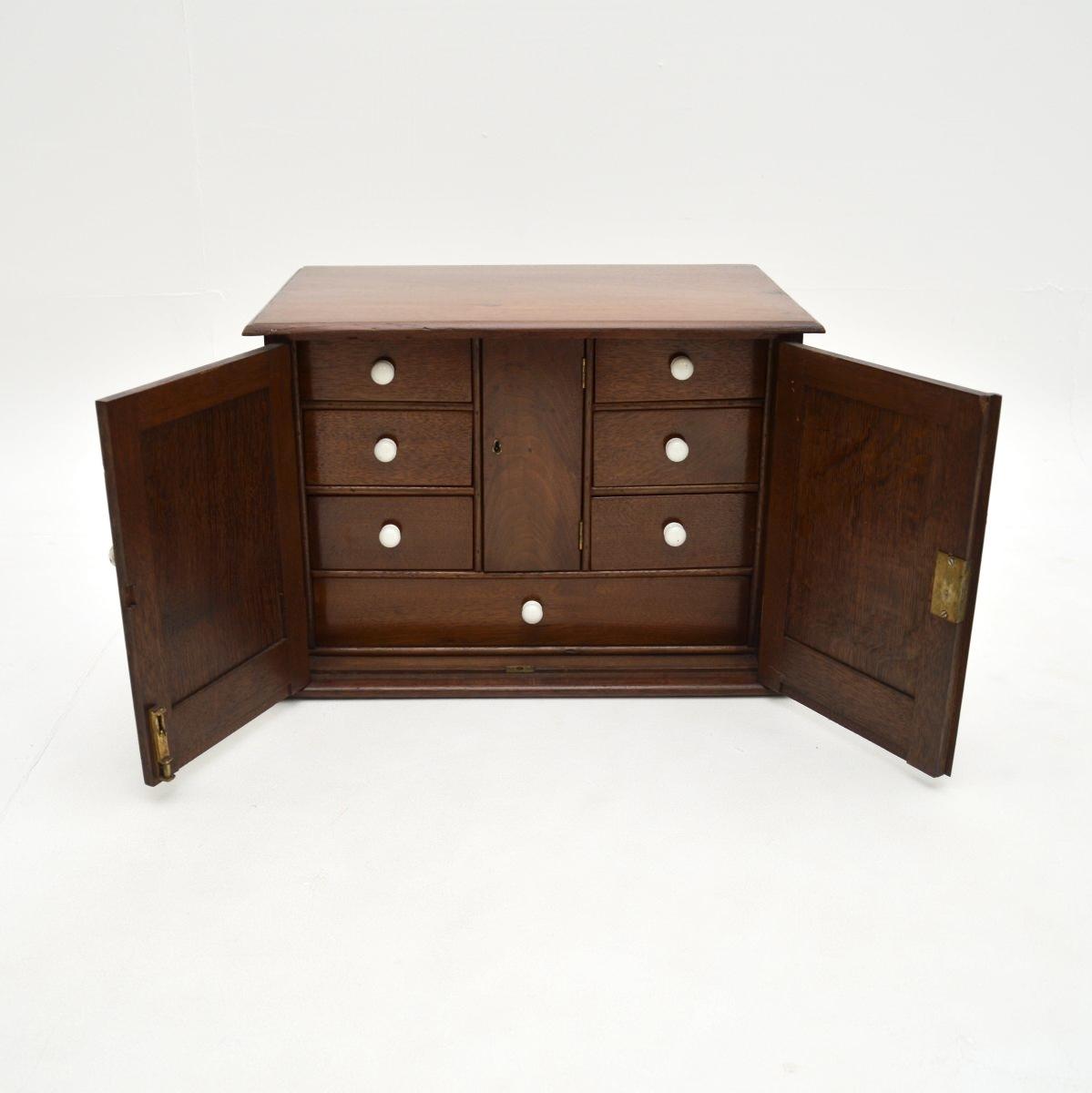 Antique Victorian Walnut & Oak Specimen Chest (1 of 9) Antique Victorian Walnut & Oak Specimen Chest (1 of 9)