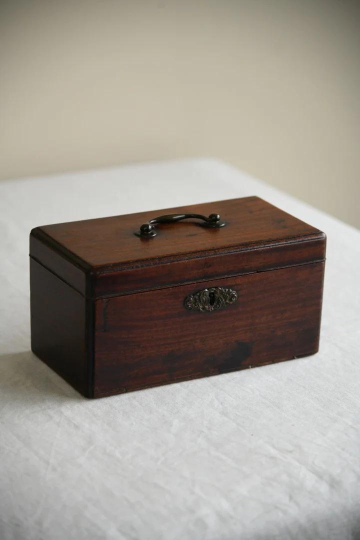 Georgian Mahogany Tea Caddy (1 of 11)