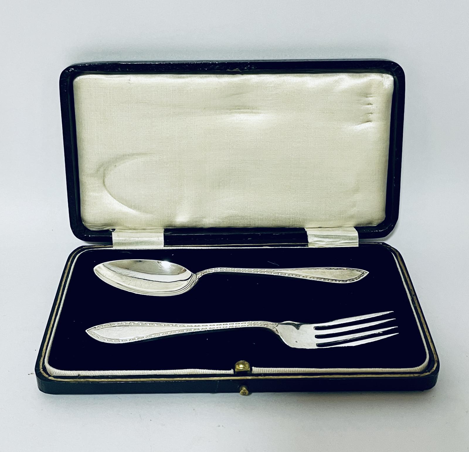 Antique Silver Christening Set (1 of 11) Antique Silver Christening Set (1 of 11)