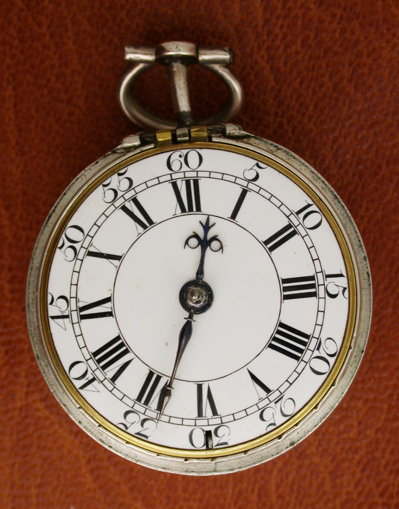 Pocket Watch Rare Silver Pair-cased Repousse 1737 (1 of 12) Pocket Watch Rare Silver Pair-cased Repousse 1737 (1 of 12)