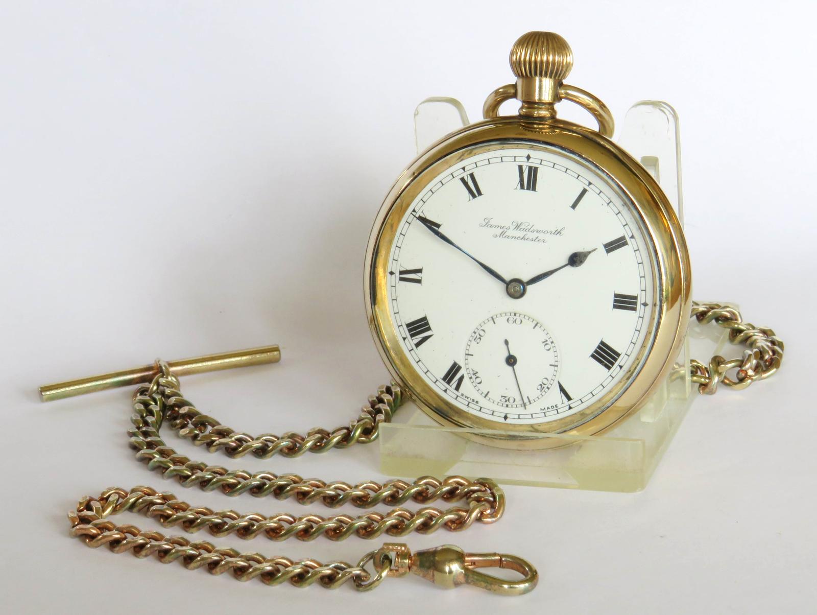 Pocket Watch: Antique 1920s Cyma Pocket Watch, James Wadsworth (1 of 6)