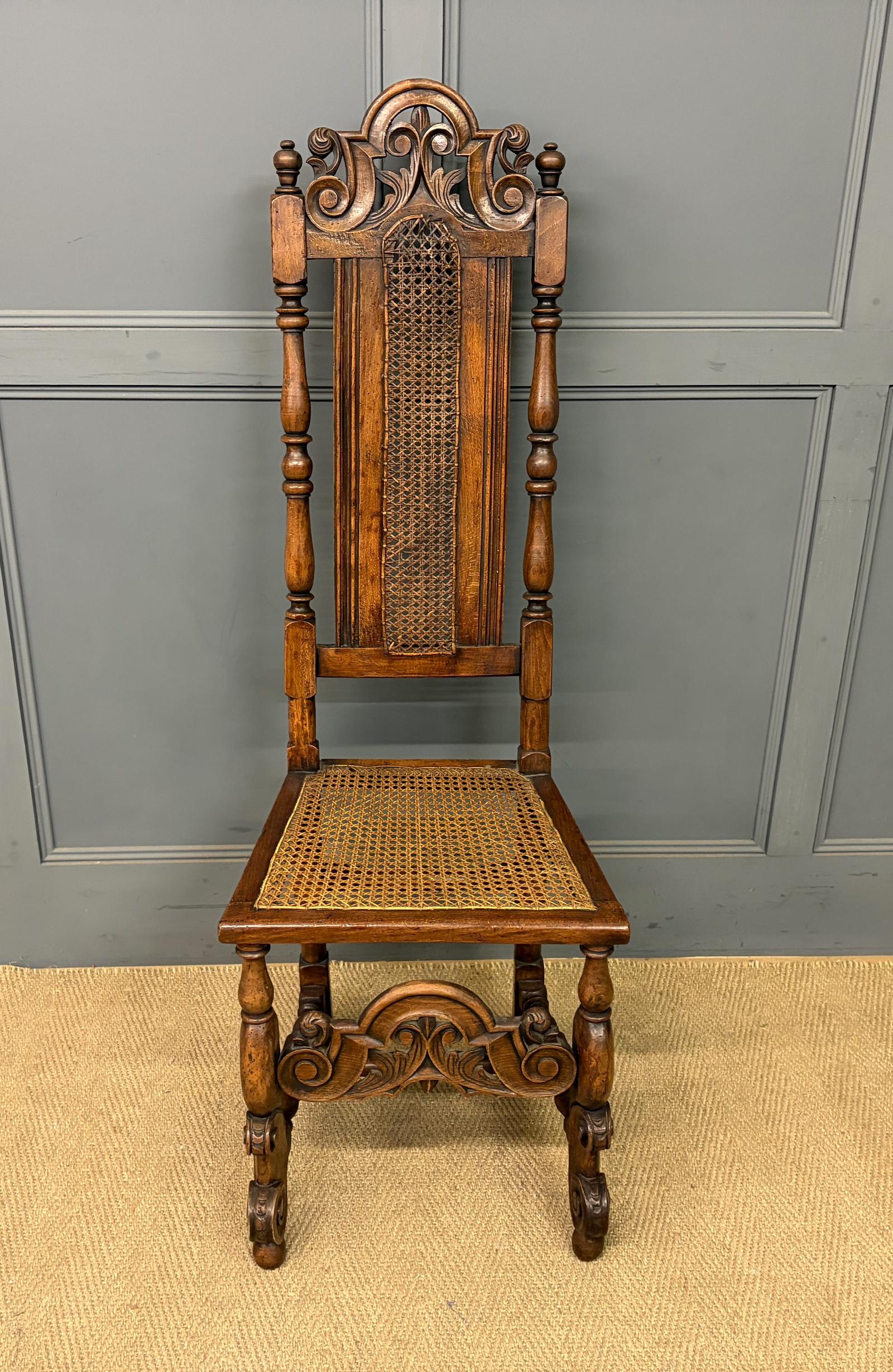Carolean High Back Chair c.1680 (1 of 11) Carolean High Back Chair c.1680 (1 of 11)