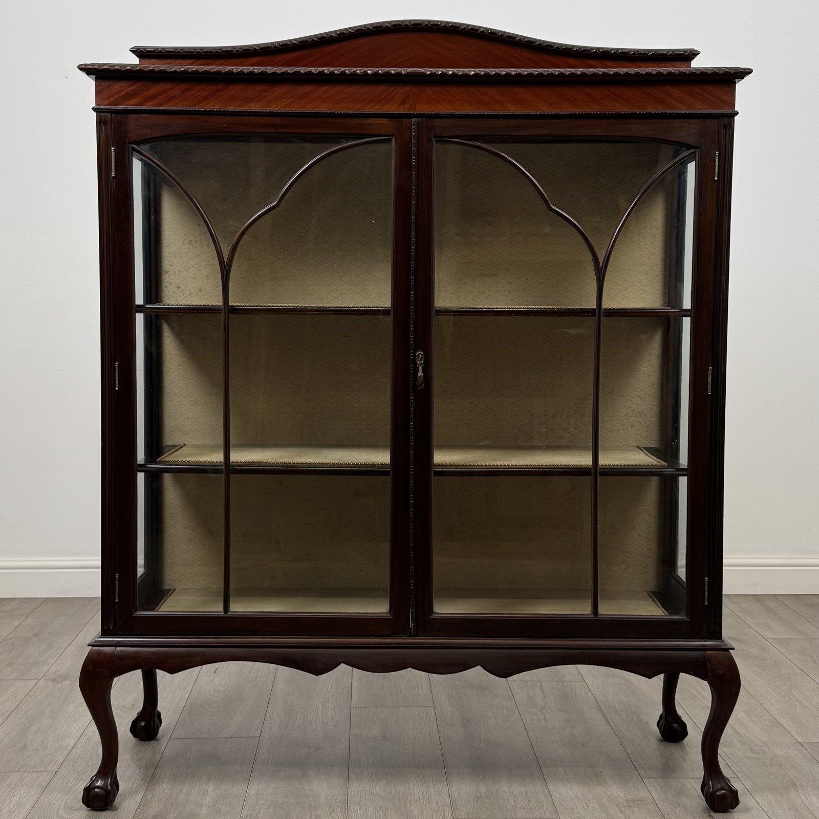 Antique Edwardian Mahogany Display Cabinet | Claw & Ball Feet | AF-6515 (1 of 10) Antique Edwardian Mahogany Display Cabinet | Claw & Ball Feet | AF-6515 (1 of 10)