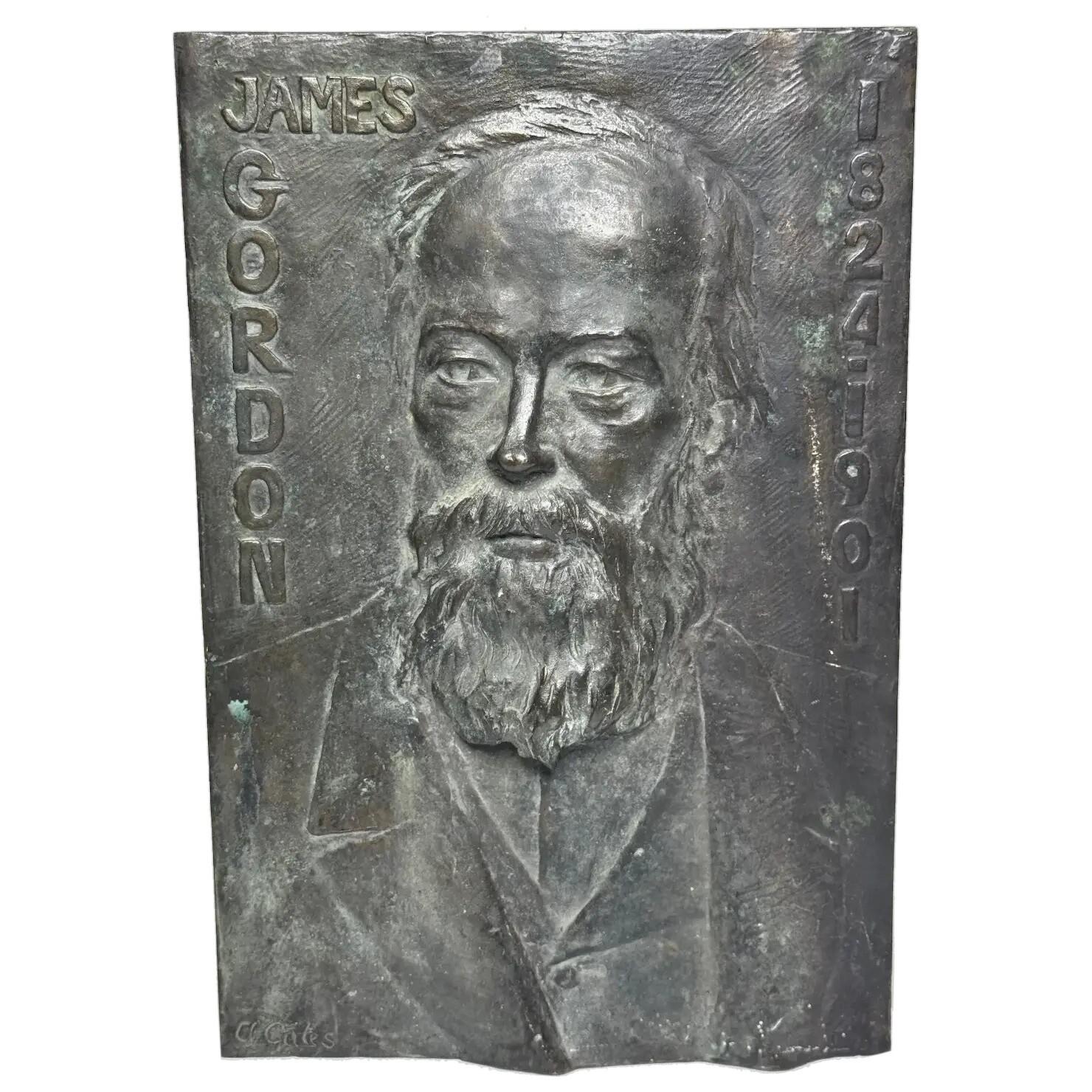 Antique British Bronze Portrait Plaque James Gordon Attributed Alice Gates c.1902 (1 of 11) Antique British Bronze Portrait Plaque James Gordon Attributed Alice Gates c.1902 (1 of 11)