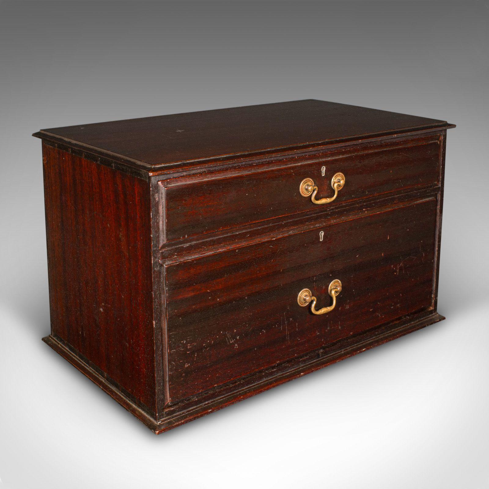 Antique Watchmaker's Cabinet, Tabletop Work Chest - English Victorian c.1860 (1 of 8)