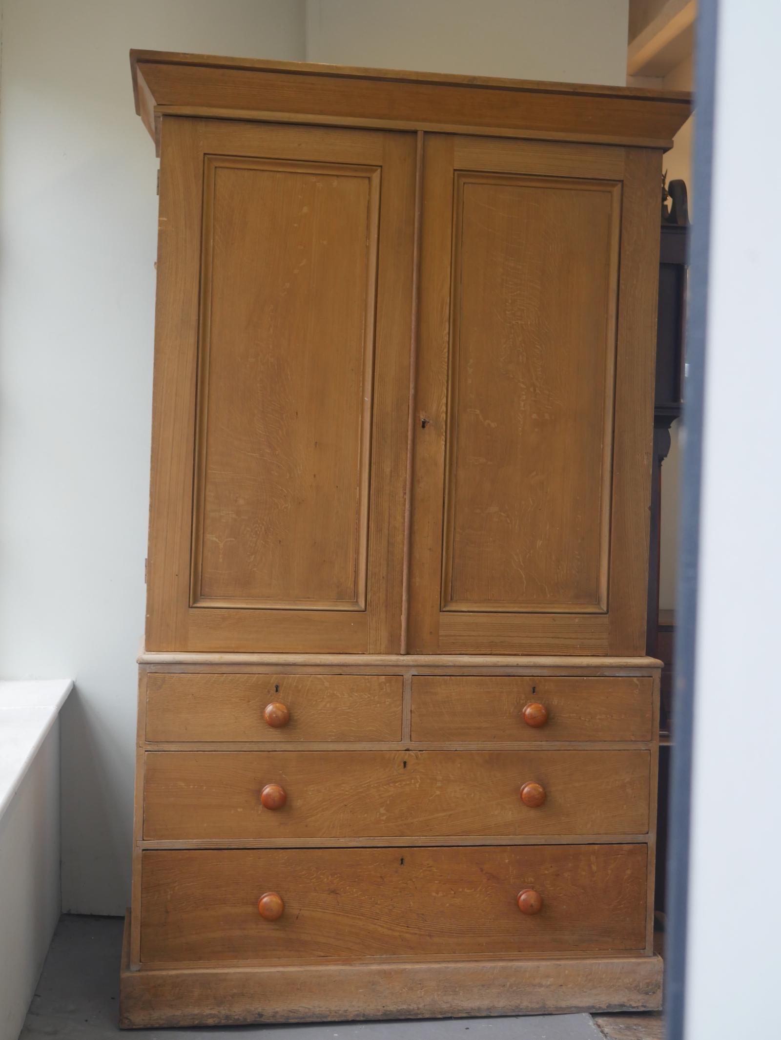 Painted Pine Housekeepers Cupboard (1 of 1) Painted Pine Housekeepers Cupboard (1 of 1)