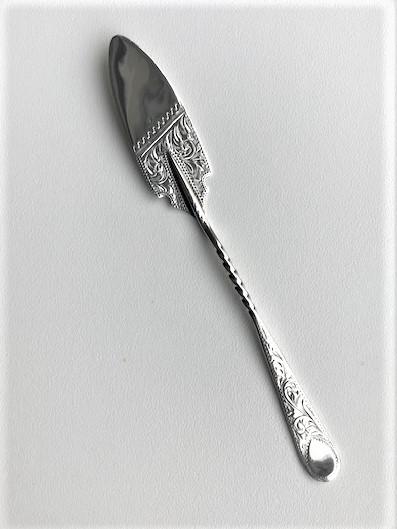 Rare Edwardian Silver Pate Server / Spreader (1 of 5) Rare Edwardian Silver Pate Server / Spreader (1 of 5)