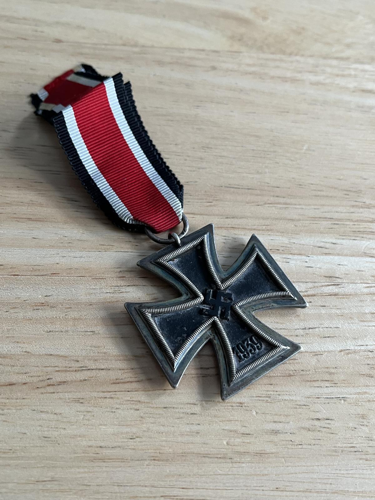 Third Reich German Iron Cross Second Class - Maker No. 24 (1 of 12) Third Reich German Iron Cross Second Class - Maker No. 24 (1 of 12)