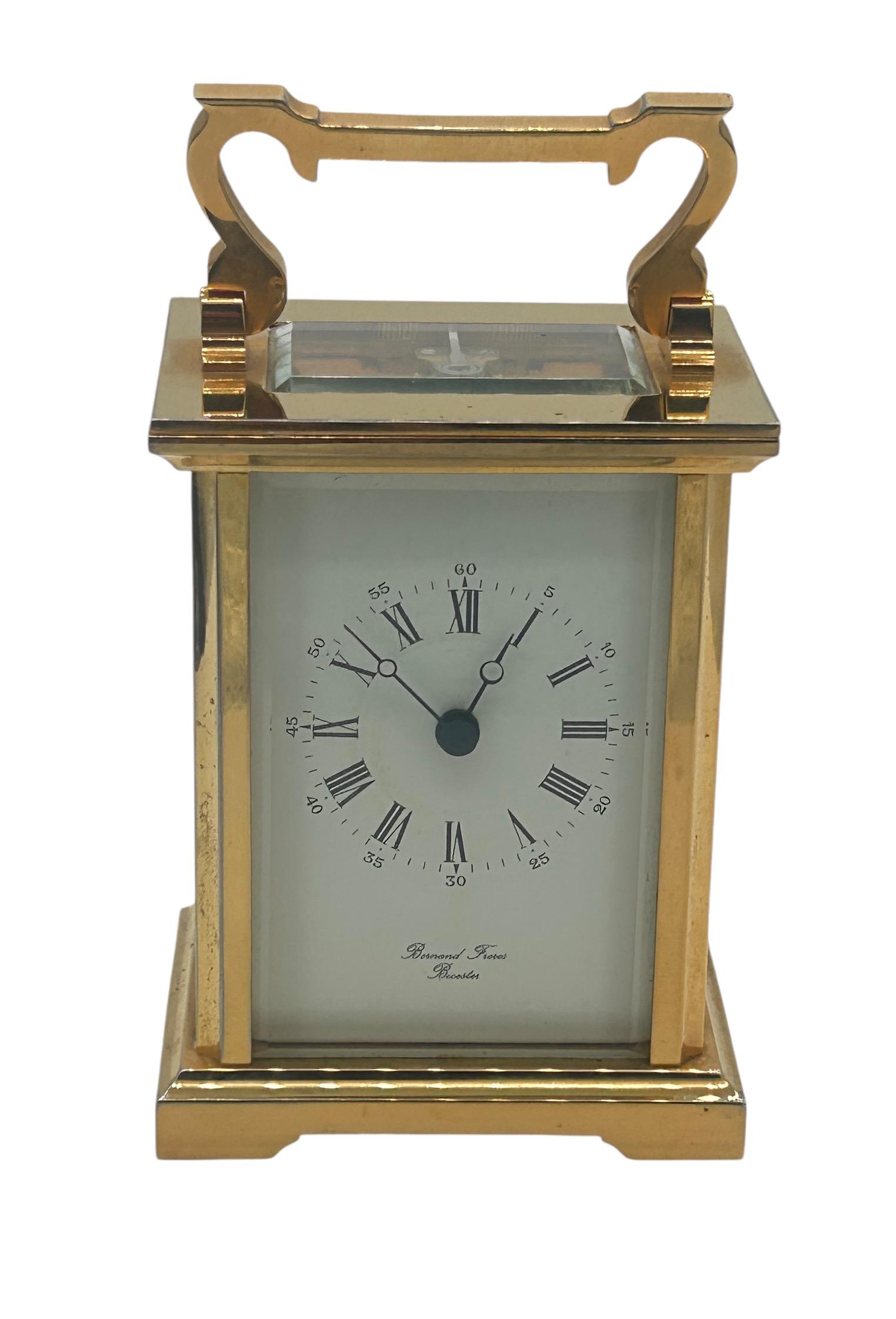 Lovely Bornand Freres 8 Day Carriage Clock (1 of 8)