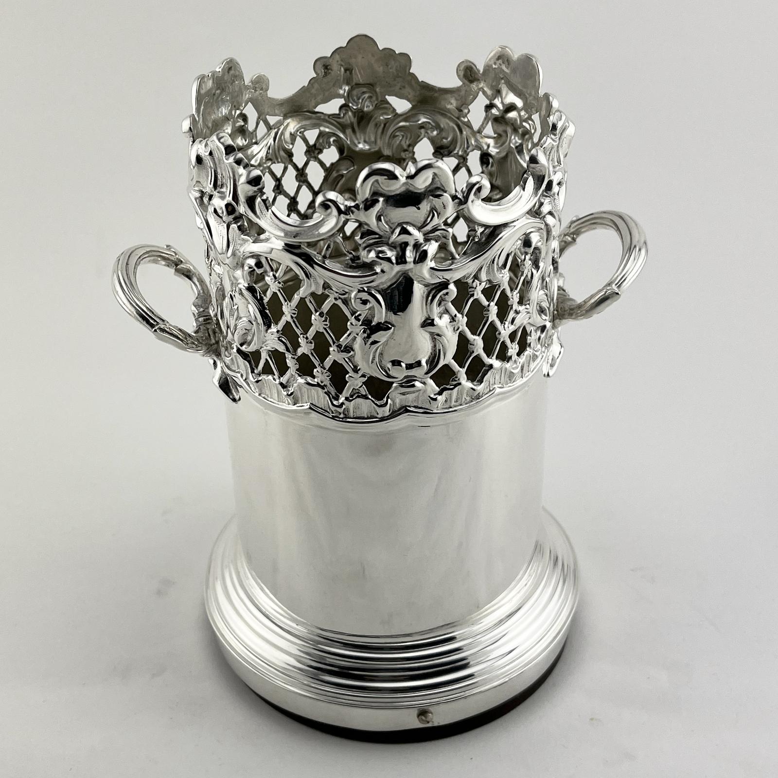 Martin Hall & Co Victorian Silver Plated Bottle / Soda Stand (1 of 5)