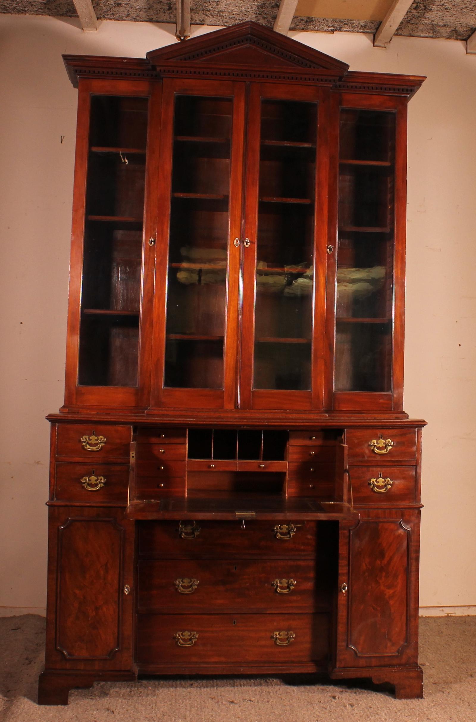 Mahogany Showcase Cabinet or Library - 18th Century (1 of 14)