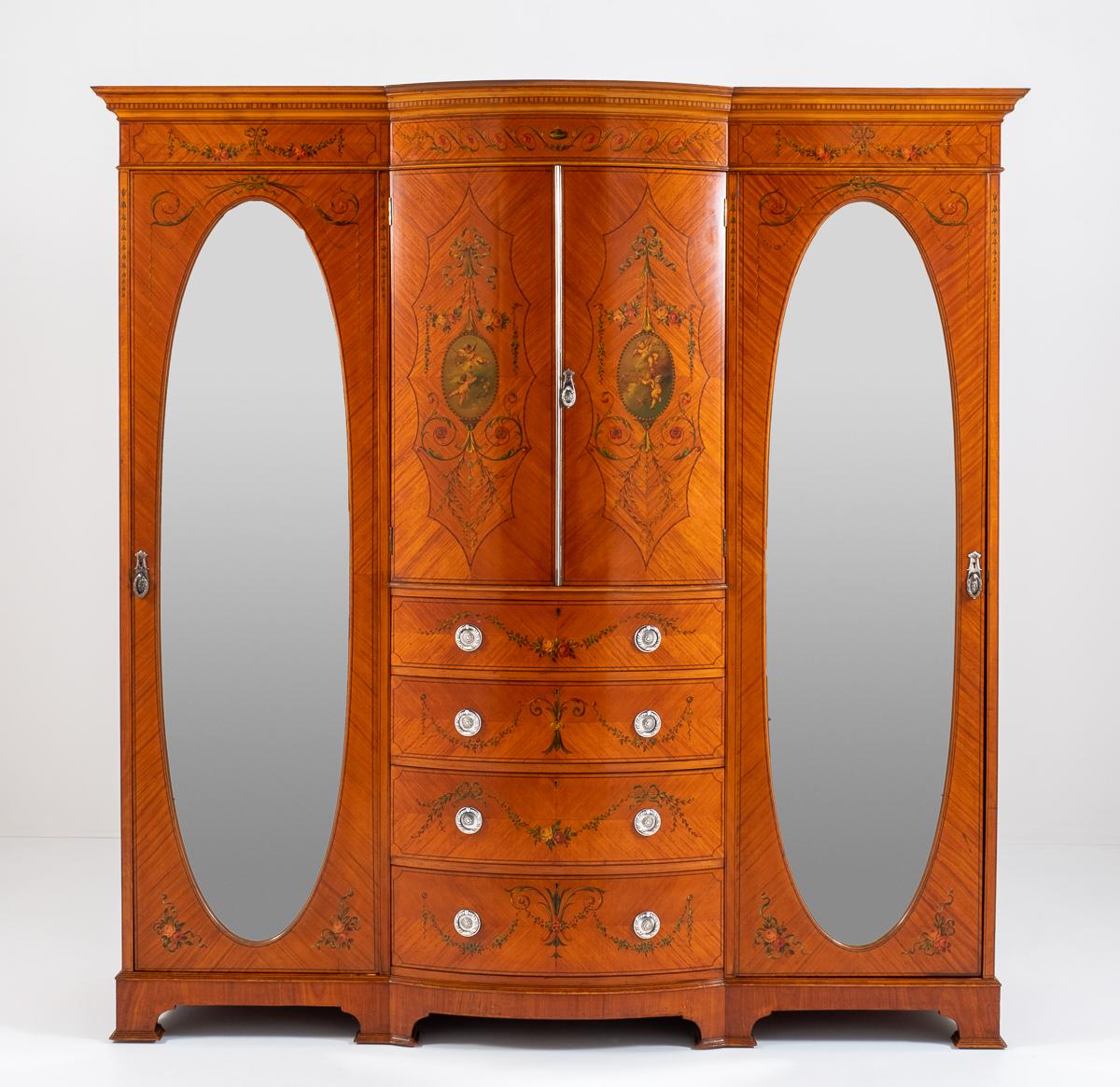 Victorian Satinwood Wardrobe (1 of 11) Victorian Satinwood Wardrobe (1 of 11)