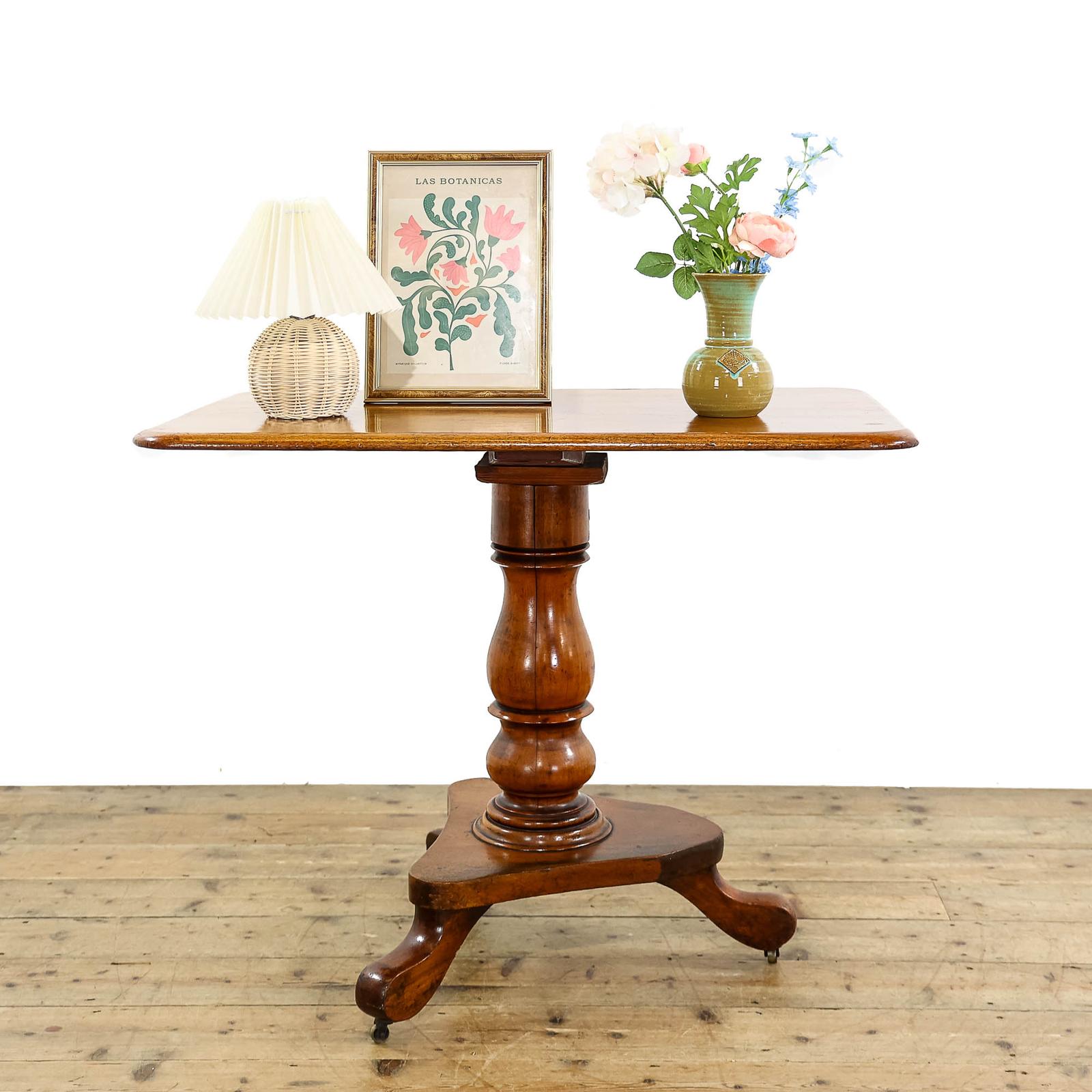 Antique Victorian Mahogany Side Table (1 of 9)