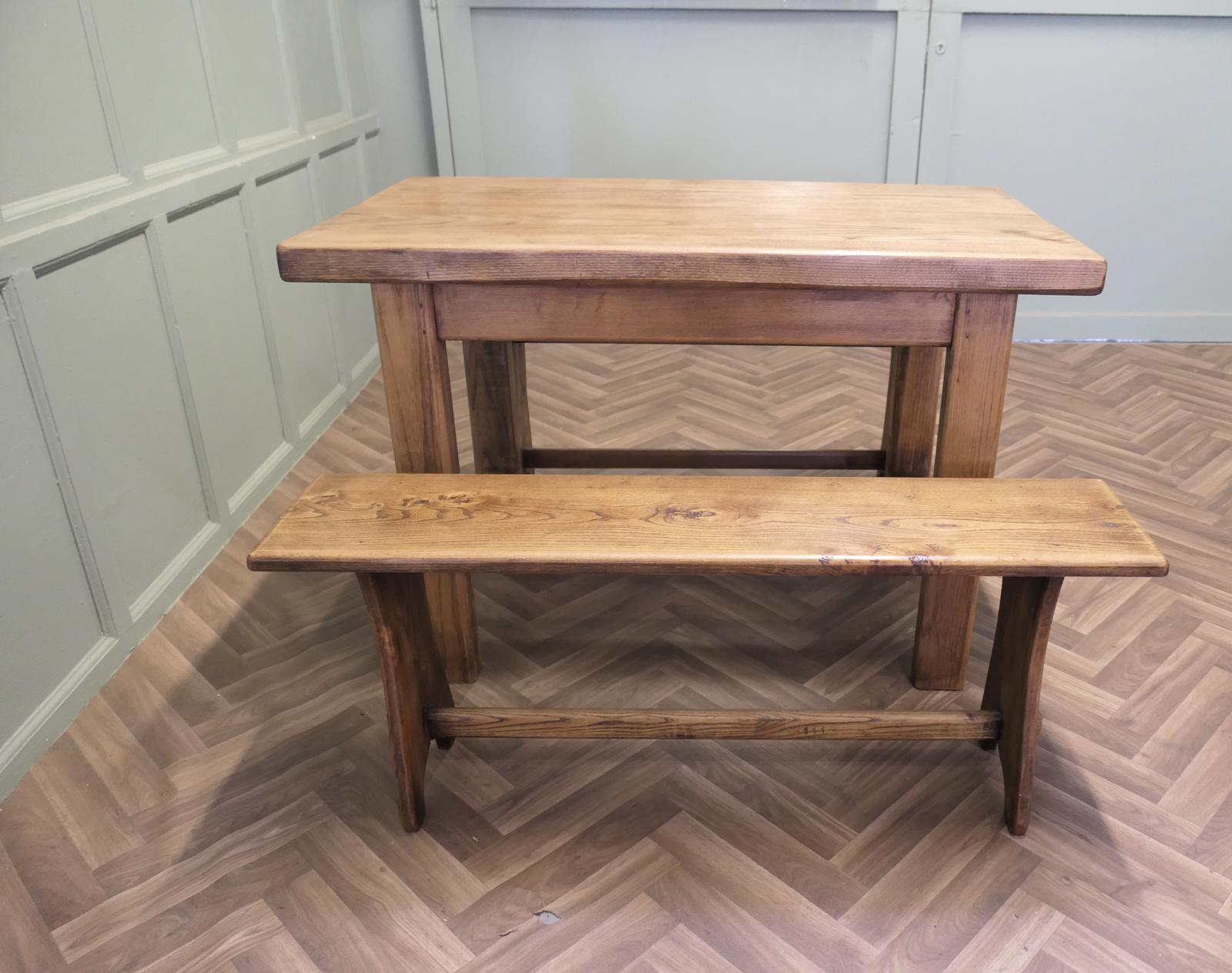 French Country Elm Farmhouse Table and Benches (1 of 6) French Country Elm Farmhouse Table and Benches (1 of 6)