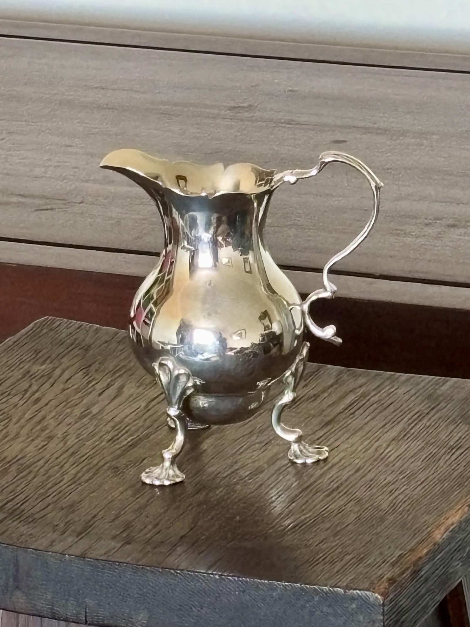 George II Antique Silver Cream Jug Samuel Meriton 1755 (1 of 17) George II Antique Silver Cream Jug Samuel Meriton 1755 (1 of 17)