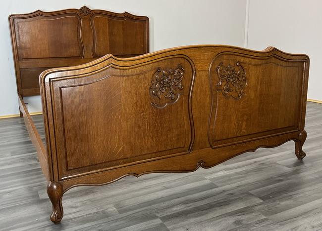 Louis XV Style Vintage French Oak Double Bed (1 of 12) Louis XV Style Vintage French Oak Double Bed (1 of 12)