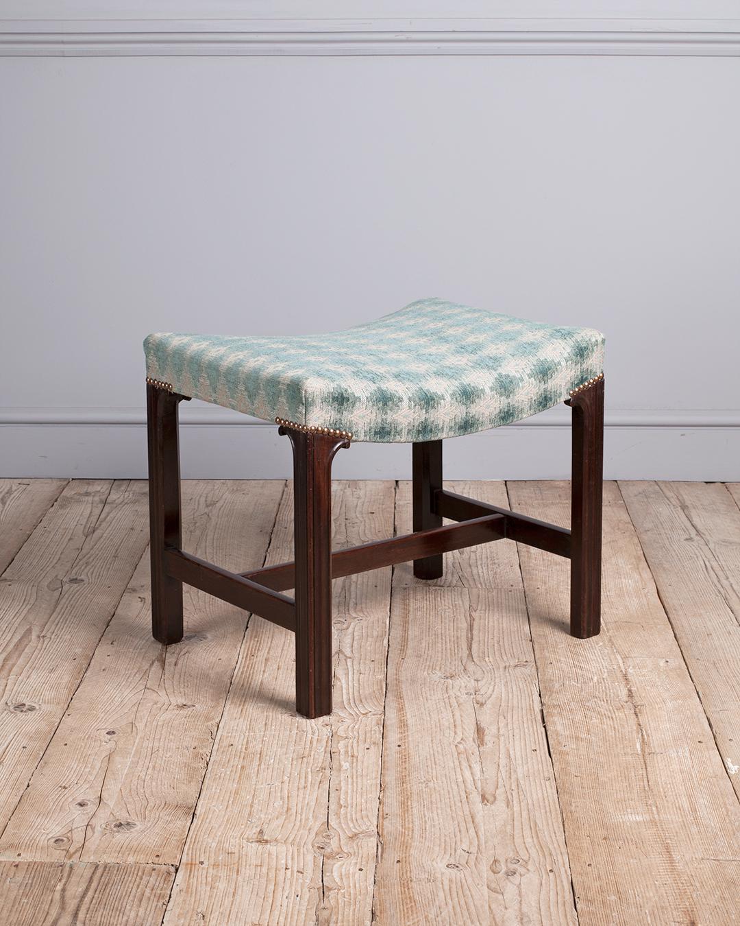 A Very Pretty George III Mahogany Stool (1 of 5) A Very Pretty George III Mahogany Stool (1 of 5)