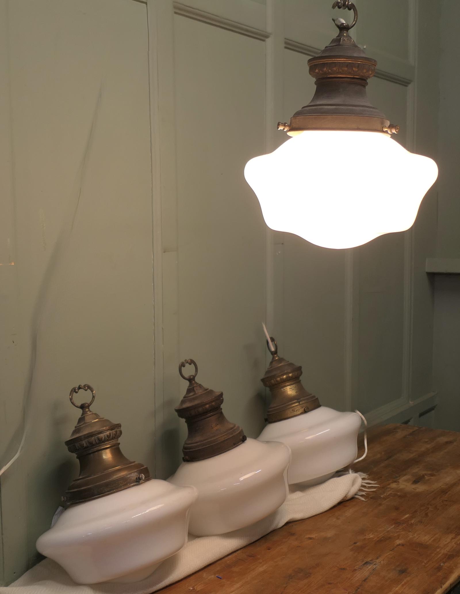 Set of 4 Industrial Ceiling Lights (1 of 6) Set of 4 Industrial Ceiling Lights (1 of 6)