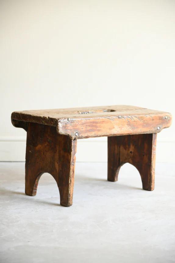 Scottish Vernacular Pine Creepie Stool (1 of 7)