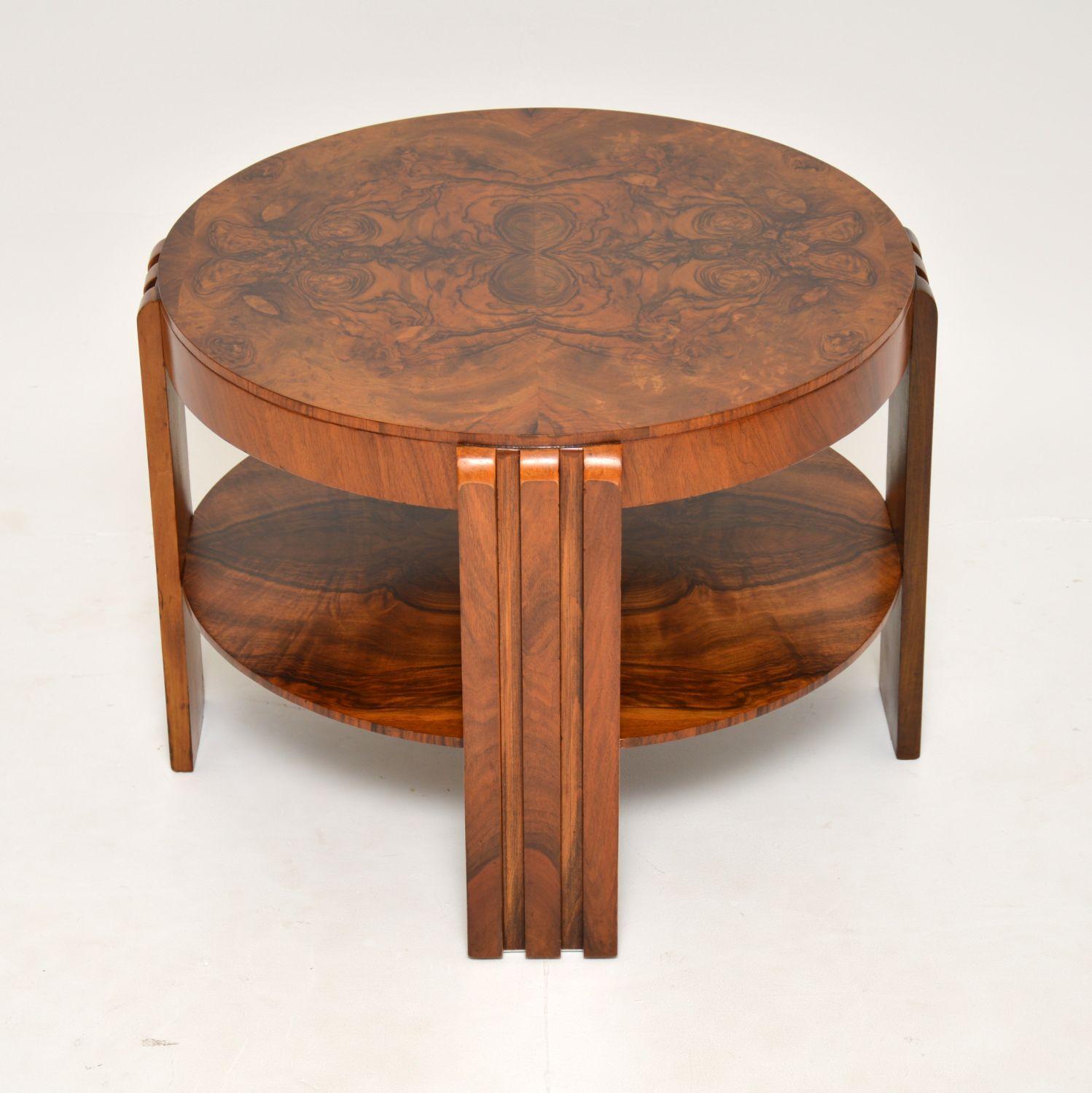 1930's Art Deco Burr Walnut Coffee Table (1 of 11) 1930's Art Deco Burr Walnut Coffee Table (1 of 11)