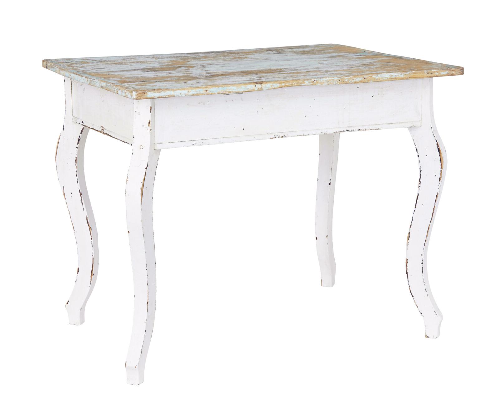 Scandinavian Painted Pine Occasional Table (1 of 7) Scandinavian Painted Pine Occasional Table (1 of 7)
