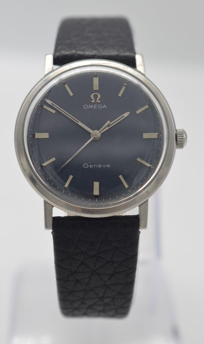 1968 Omega Geneve Blue Dial Wristwatch (1 of 8)