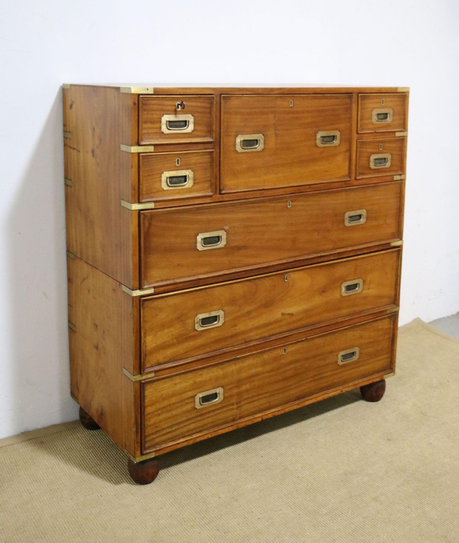 Late 19th Century Camphor Wood Military Chest (1 of 11) Late 19th Century Camphor Wood Military Chest (1 of 11)