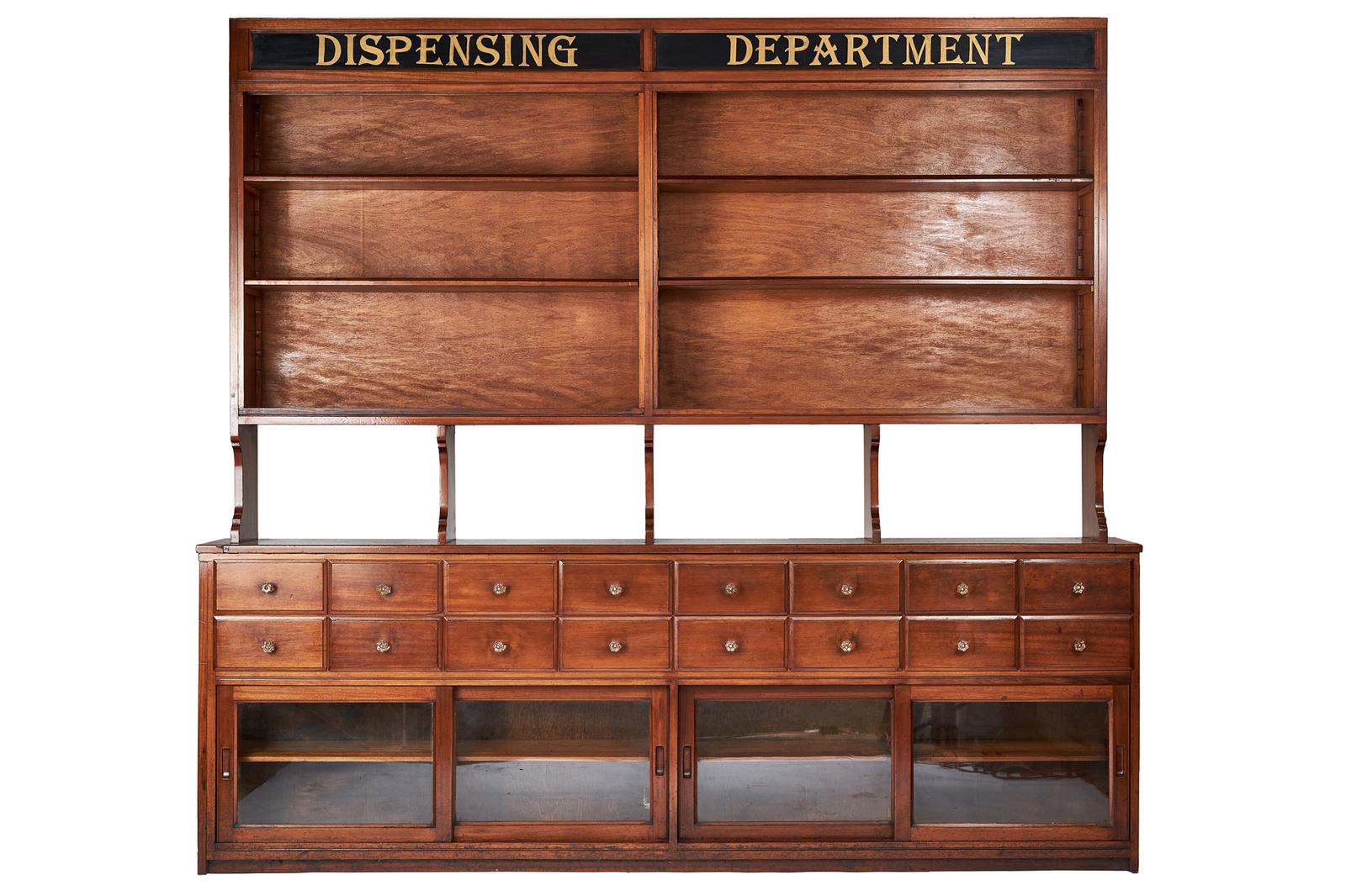 Mahogany Chemist Shop Fitting c.1930 (1 of 5) Mahogany Chemist Shop Fitting c.1930 (1 of 5)