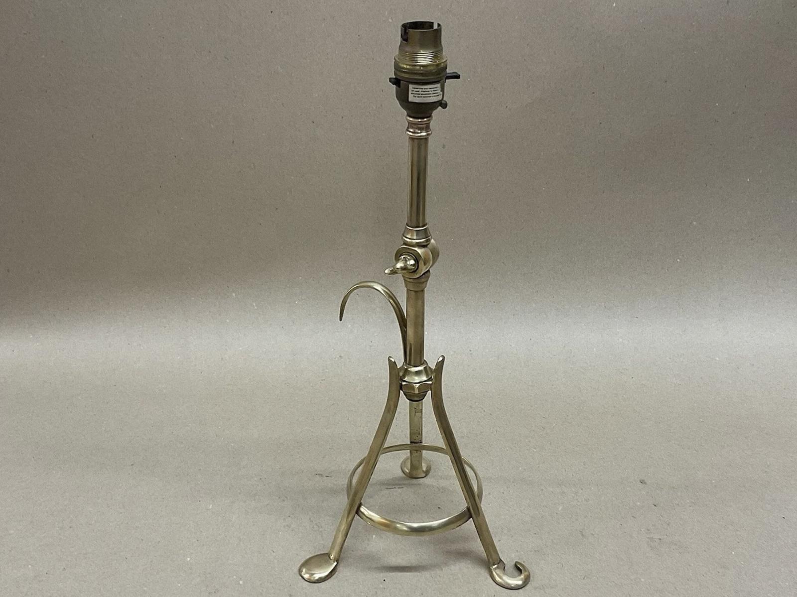 Arts & Crafts Brass Table Lamp WAS Benson Style Antique c.1890 (1 of 8) Arts & Crafts Brass Table Lamp WAS Benson Style Antique c.1890 (1 of 8)