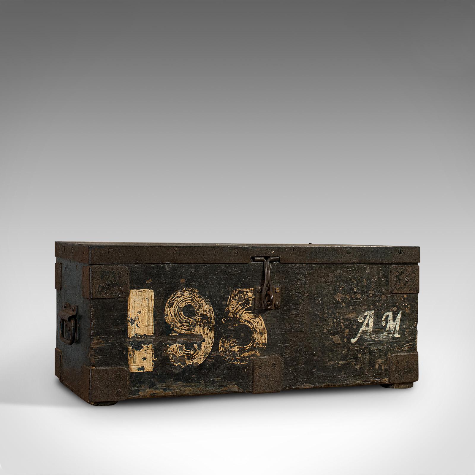 Antique Farrier's Chest, English, Pine, Iron, Tool Trunk, Edwardian c.1910 (1 of 11) Antique Farrier's Chest, English, Pine, Iron, Tool Trunk, Edwardian c.1910 (1 of 11)