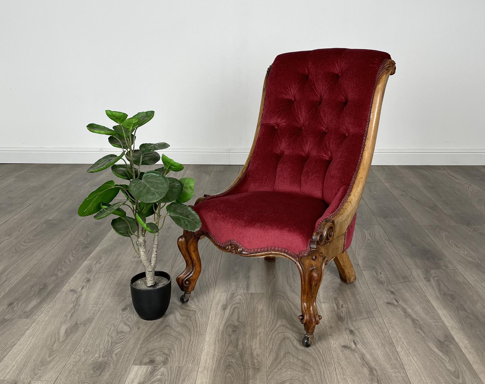 Antique Original Victorian Nursing Chair in Mahogany (1 of 13) Antique Original Victorian Nursing Chair in Mahogany (1 of 13)