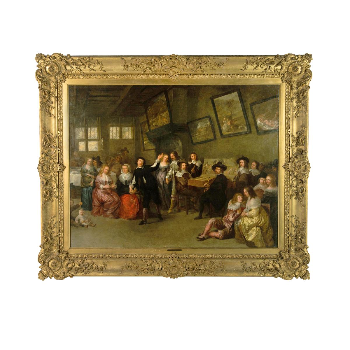 Elegant Musical Party in an Interior - Attributed to Gillis Van Tilborgh (1 of 5)