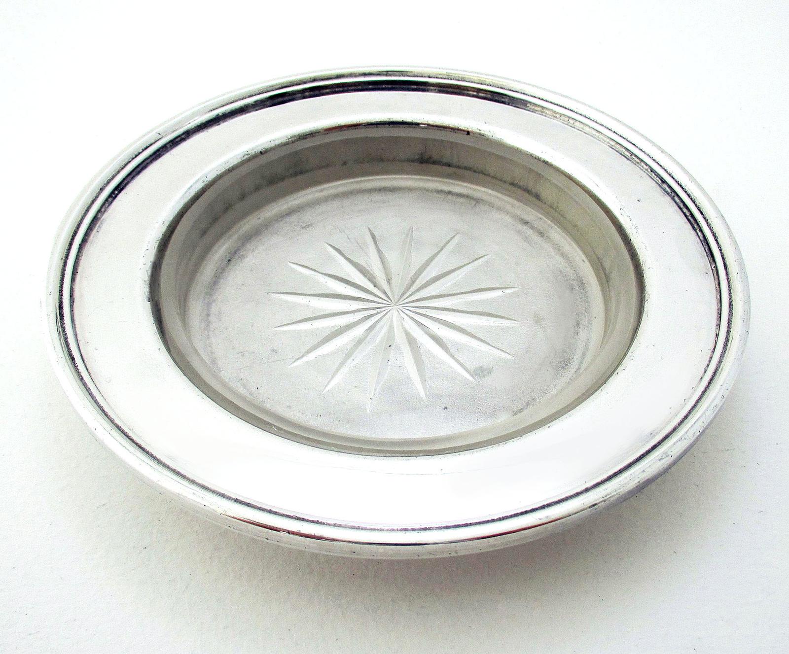 Antique Hukin & Heath Silver Plate Christopher Dresser Style Butter Dish with Glass Liner c.1890 (1 of 5)
