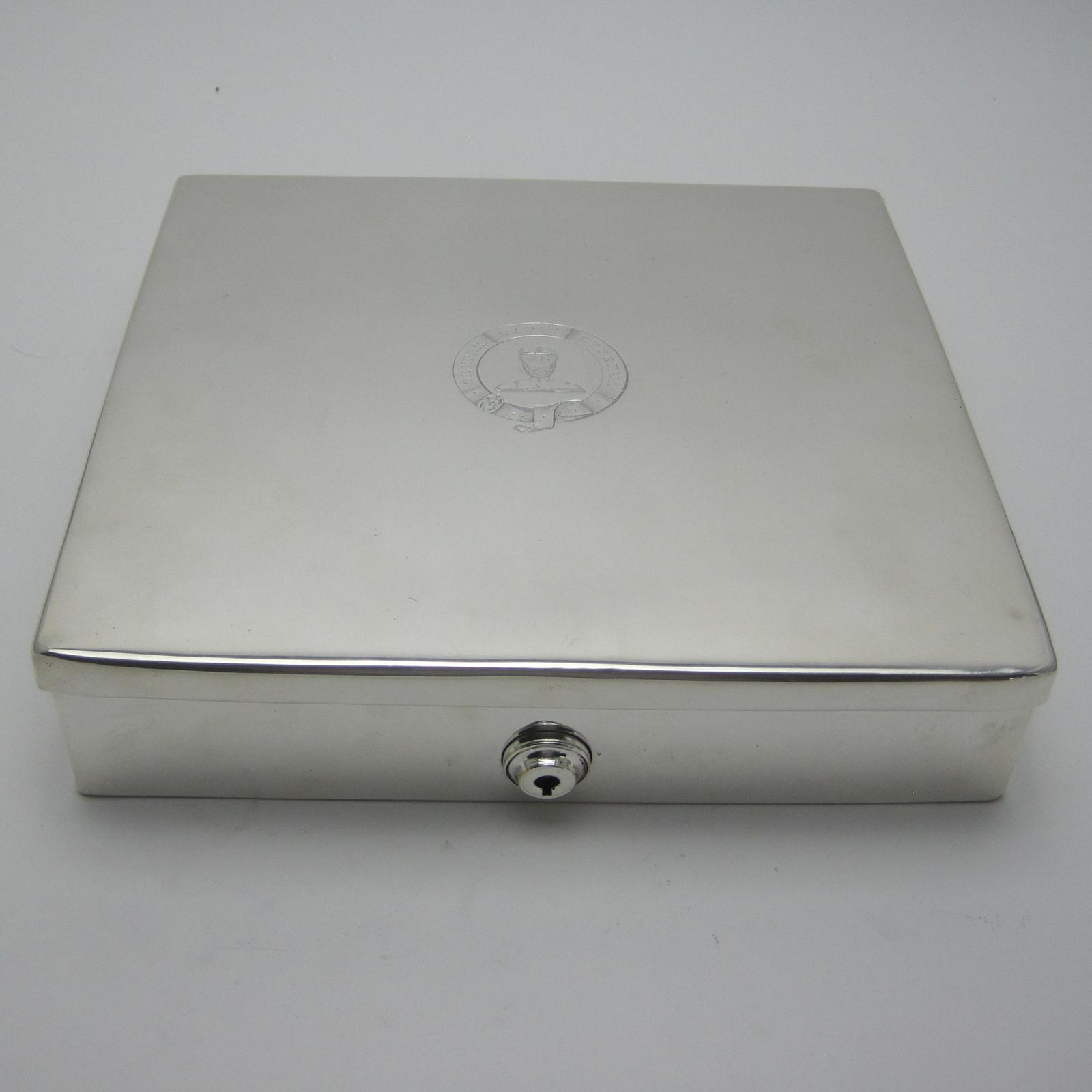 Superb Quality Victorian Square Silver Plated Box (1 of 6)