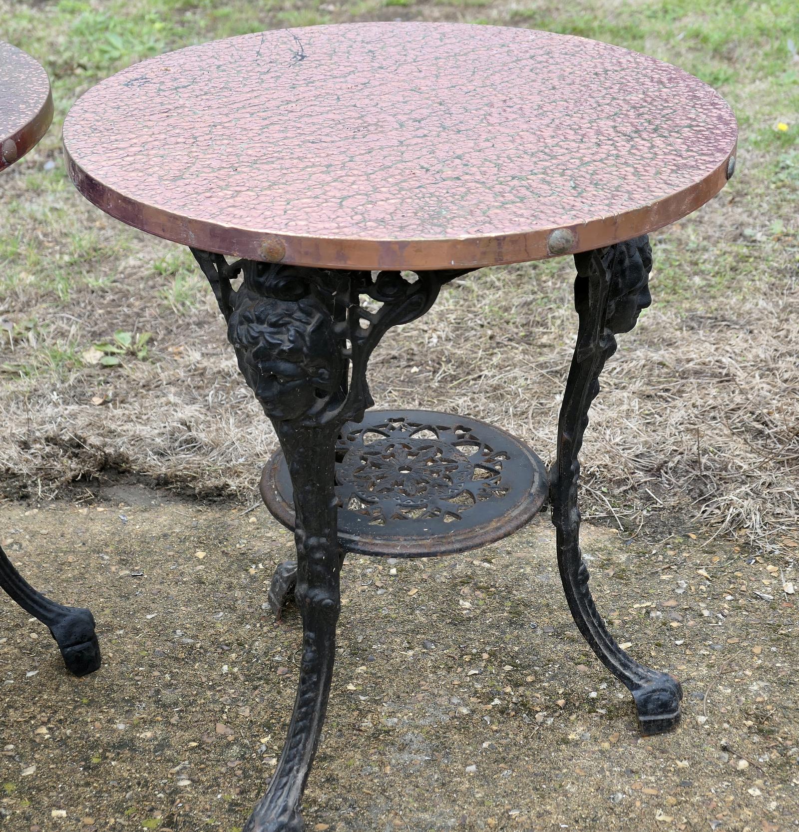 Traditional Cast Iron Britannia Pub Tables, 9 Available (1 of 6)