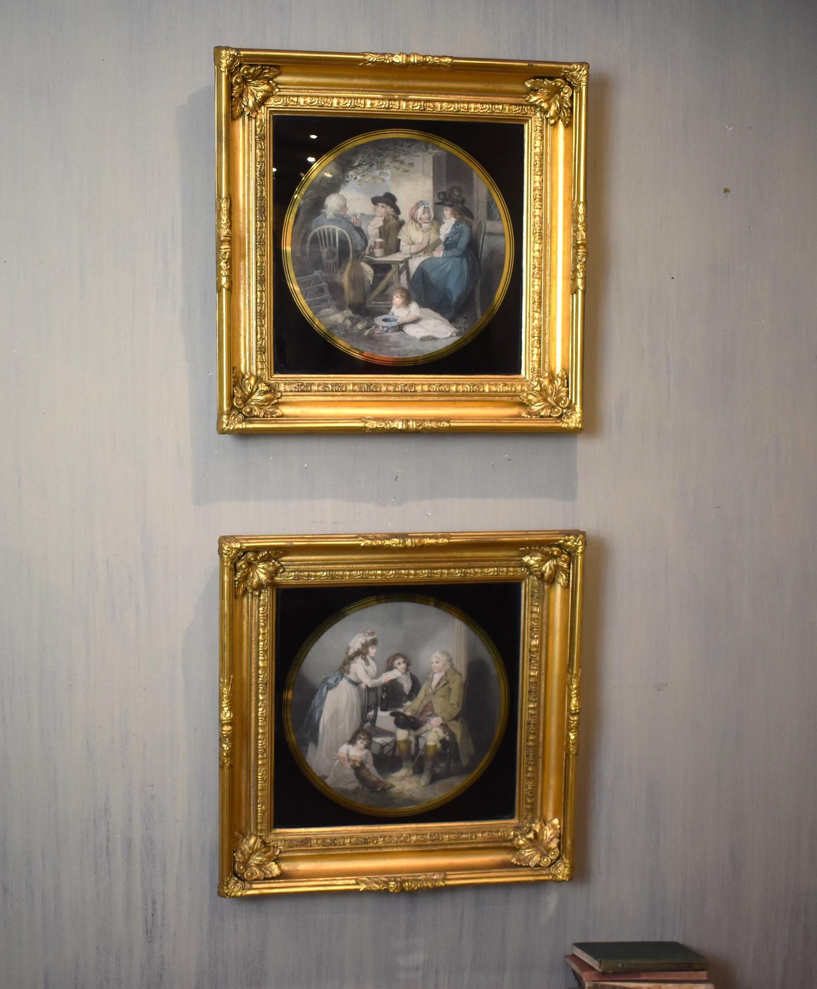 Fine Pair of Prints After George Morland (1 of 8) Fine Pair of Prints After George Morland (1 of 8)