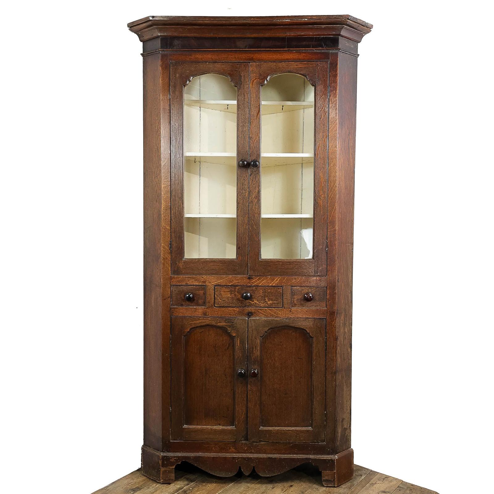 Antique 19th Century Oak Corner Cupboard (1 of 7) Antique 19th Century Oak Corner Cupboard (1 of 7)