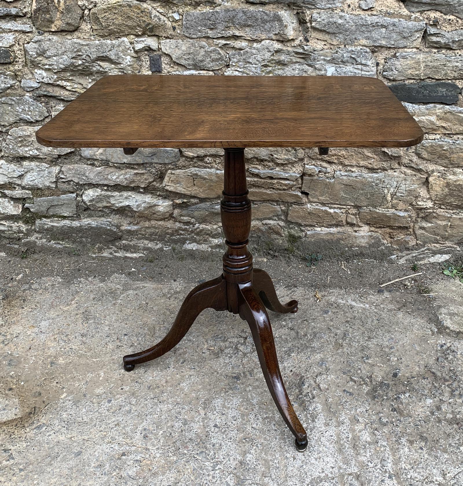 Georgian Oak Rectangular Tilt Top Occasional Table (1 of 16) Georgian Oak Rectangular Tilt Top Occasional Table (1 of 16)