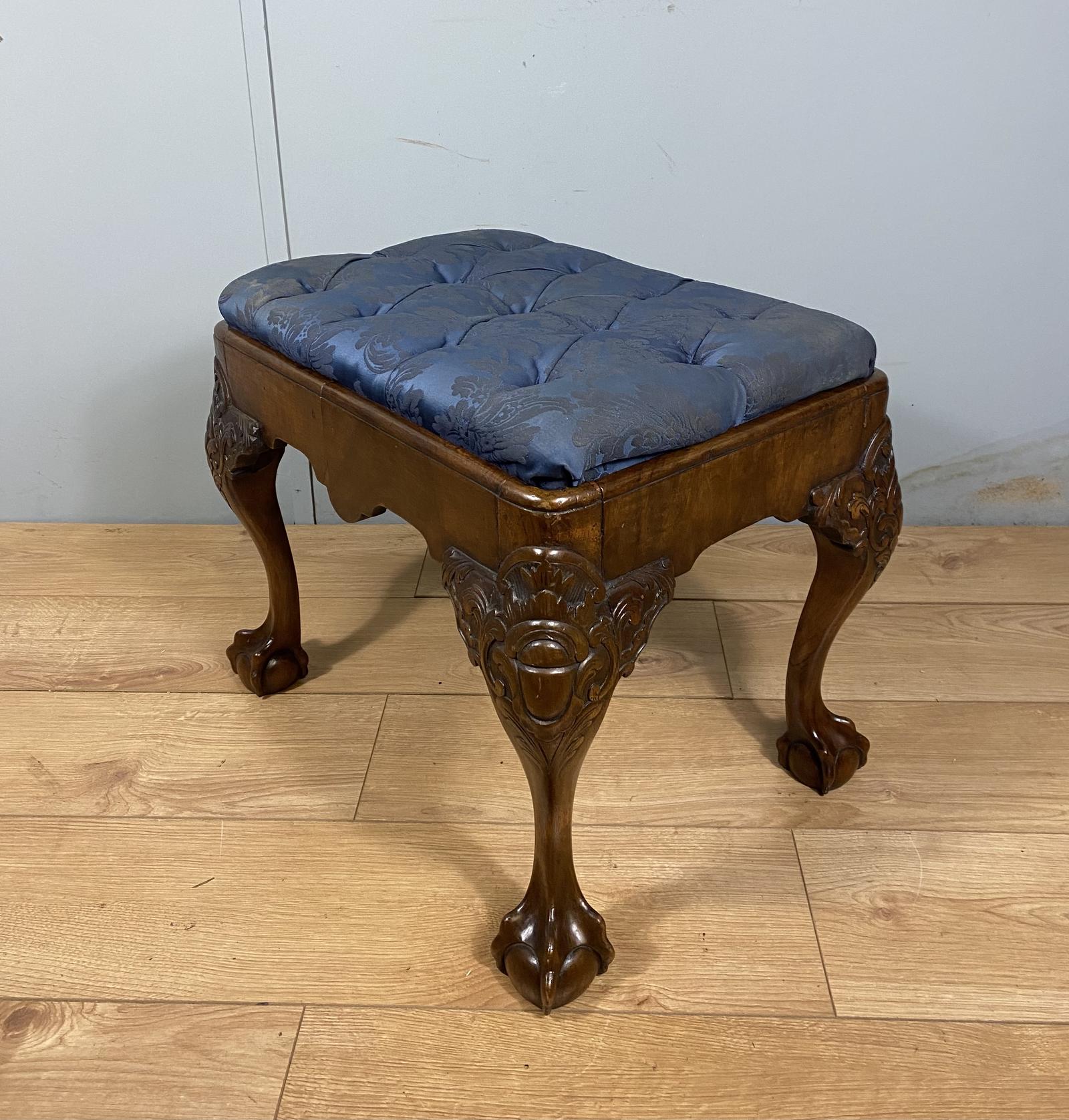 Victorian Walnut Stool (1 of 10)