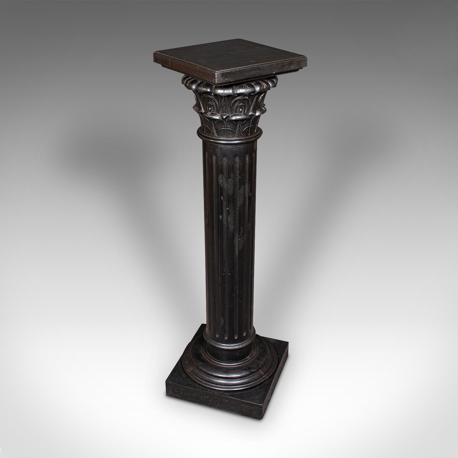 Antique Torchiere, English, Ebonised, Display Stand, Jardinière Column c.1900 (1 of 8) Antique Torchiere, English, Ebonised, Display Stand, Jardinière Column c.1900 (1 of 8)