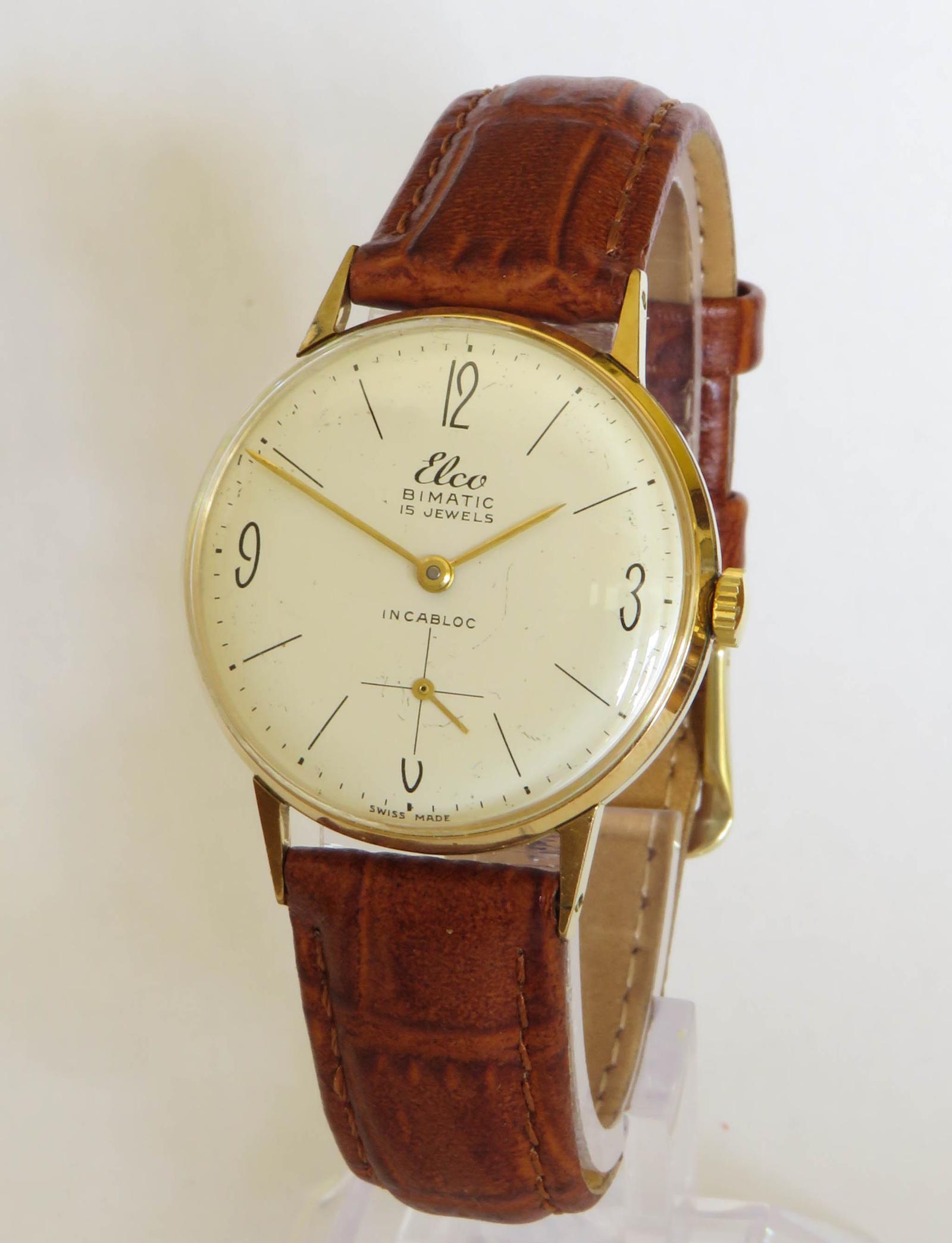 Mens Watch: Gents 1960s Elco Bimatic Wrist Watch (1 of 5) Mens Watch: Gents 1960s Elco Bimatic Wrist Watch (1 of 5)