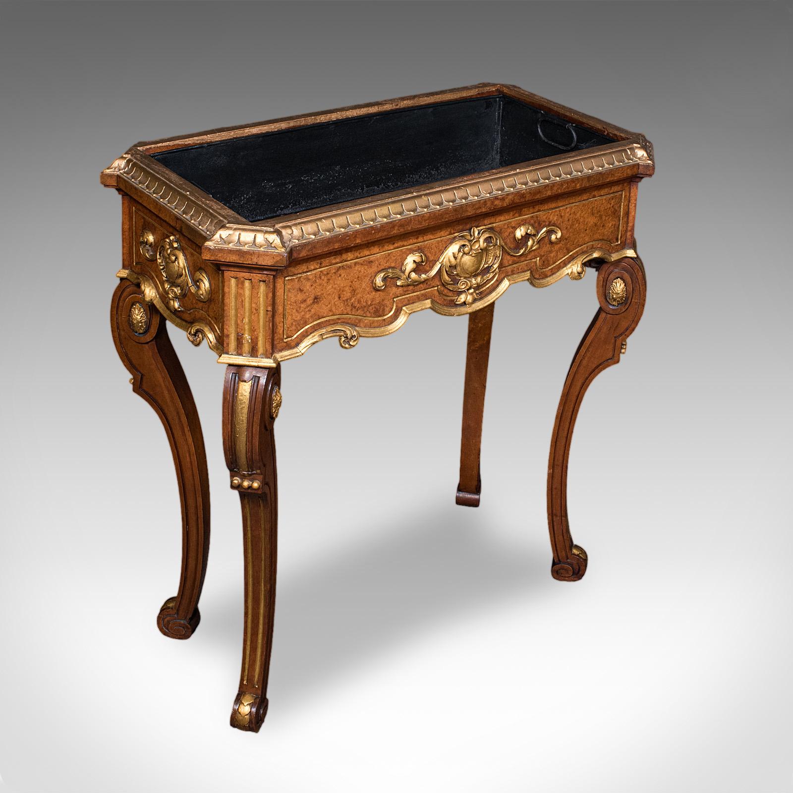 Antique Jardiniere Table, French, Walnut, Planter Stand, Decanter Caddy, Regency (1 of 12) Antique Jardiniere Table, French, Walnut, Planter Stand, Decanter Caddy, Regency (1 of 12)