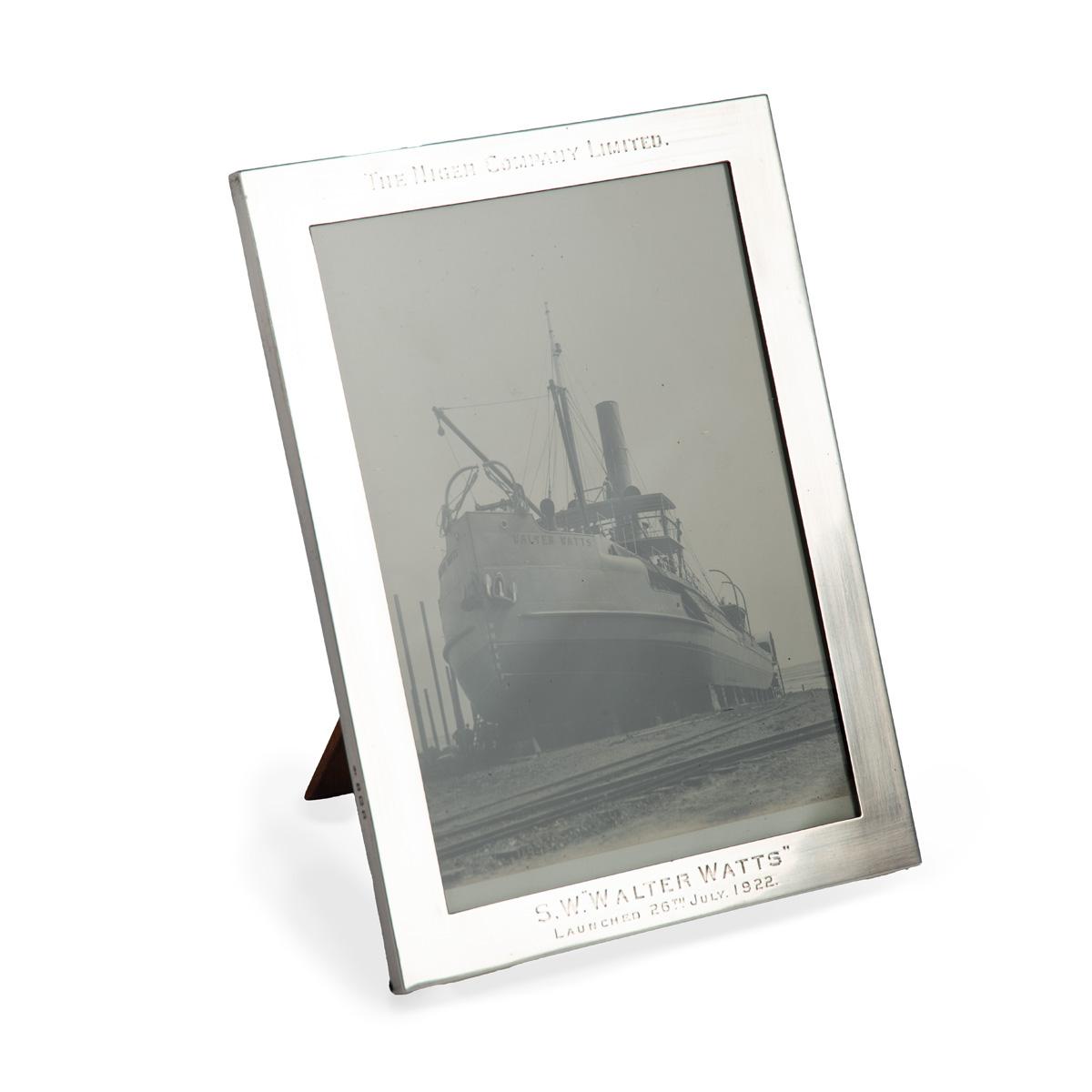Black & White Photograph of the Niger Company Ltd.’s Ship ‘Walter Watts’ (1 of 5)