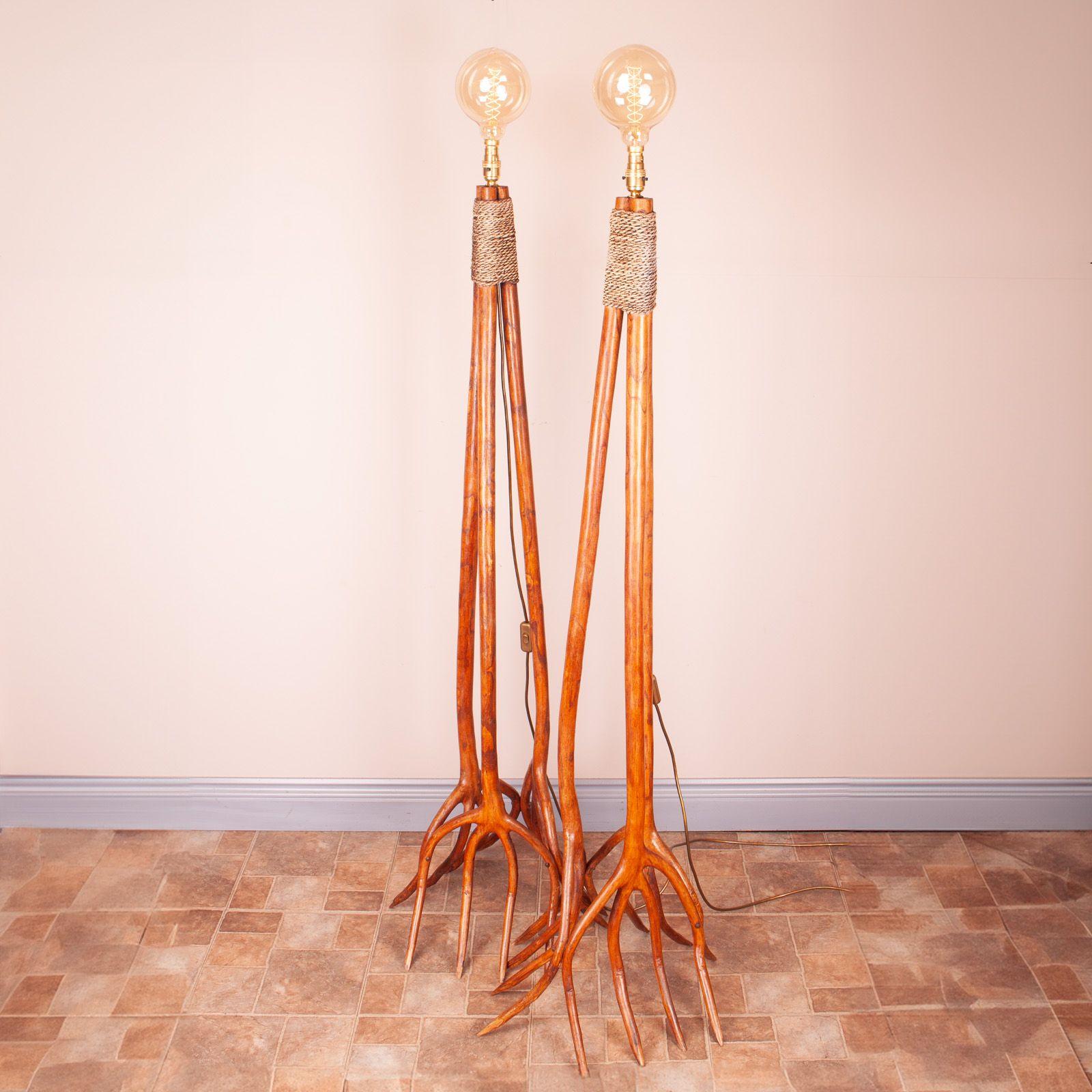 Pair of Pitchfork Standard Lamps (1 of 13)