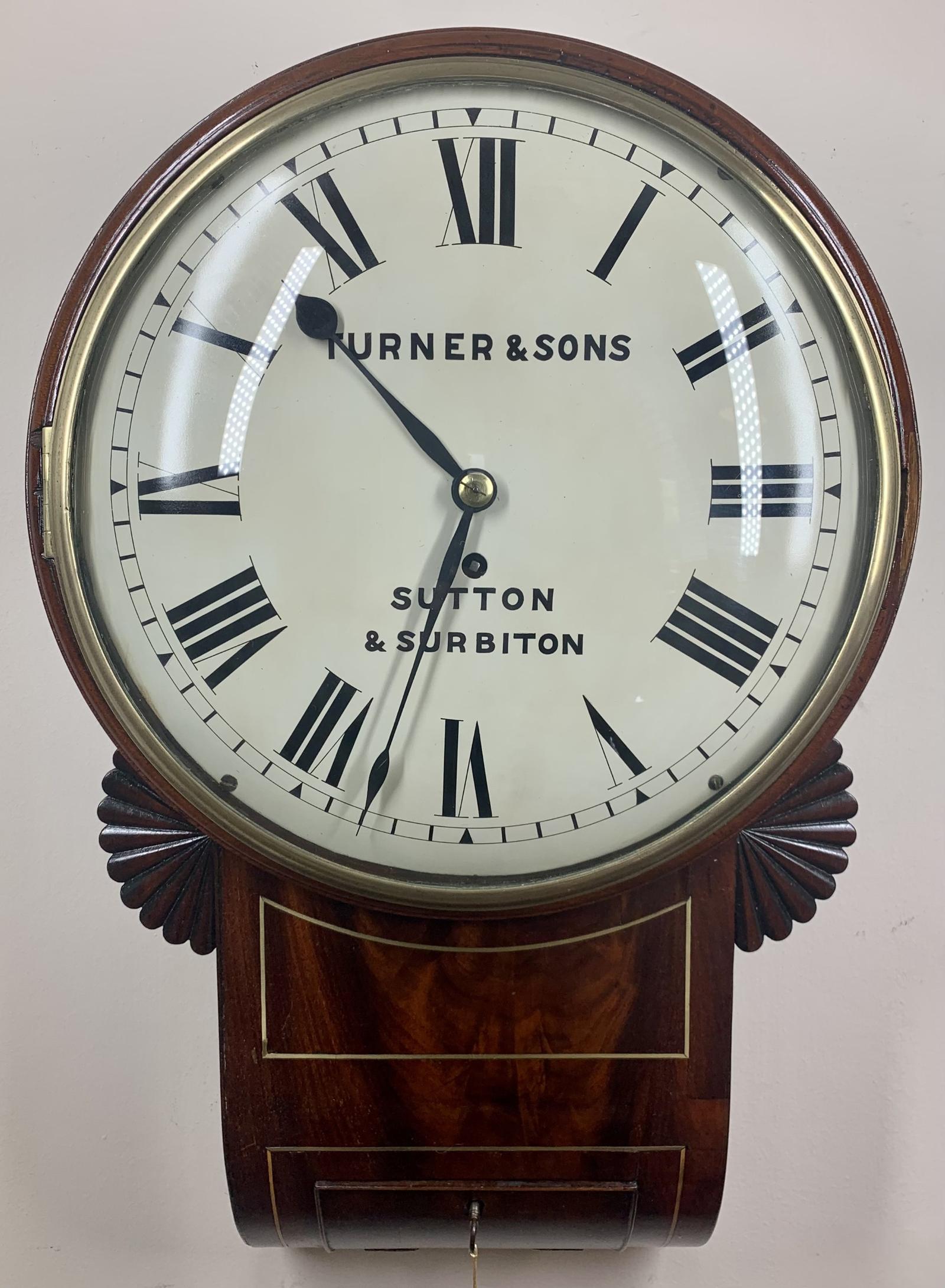 Regency Drop Dial Fusee Wall Clock (1 of 12) Regency Drop Dial Fusee Wall Clock (1 of 12)