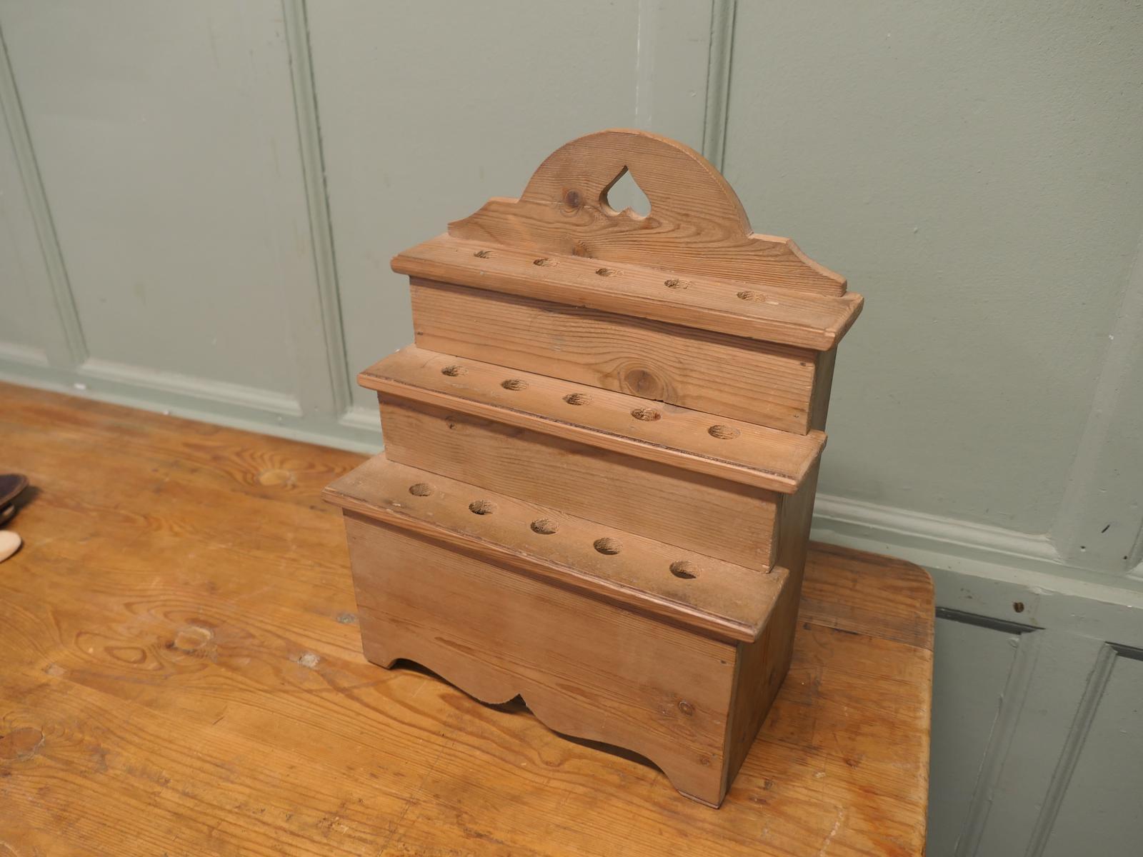 Farm House Country Pine Spoon Rack for Wooden Spoons (1 of 5) Farm House Country Pine Spoon Rack for Wooden Spoons (1 of 5)
