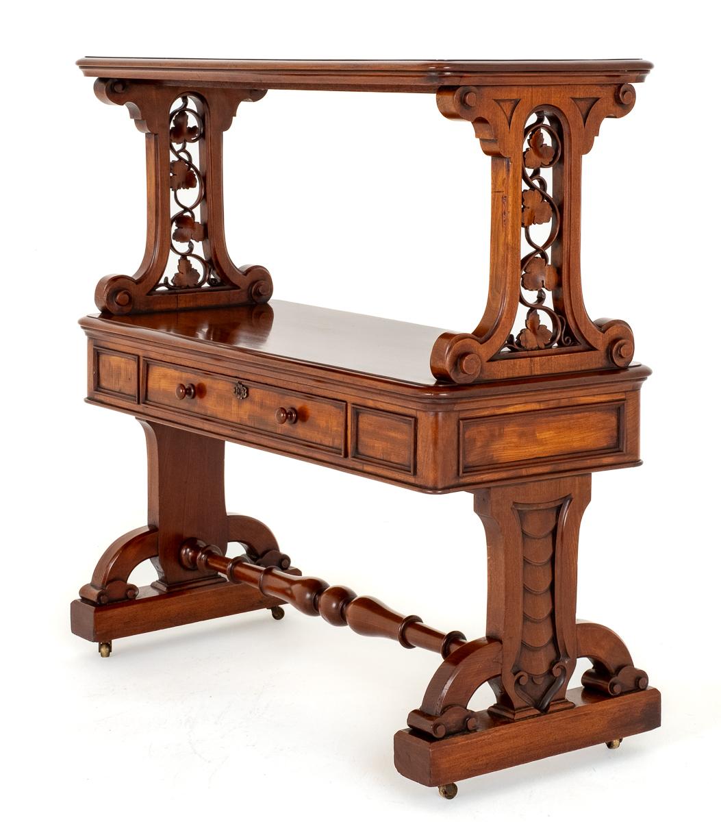 Unusual Victorian Mahogany Dumbwaiter (1 of 9)