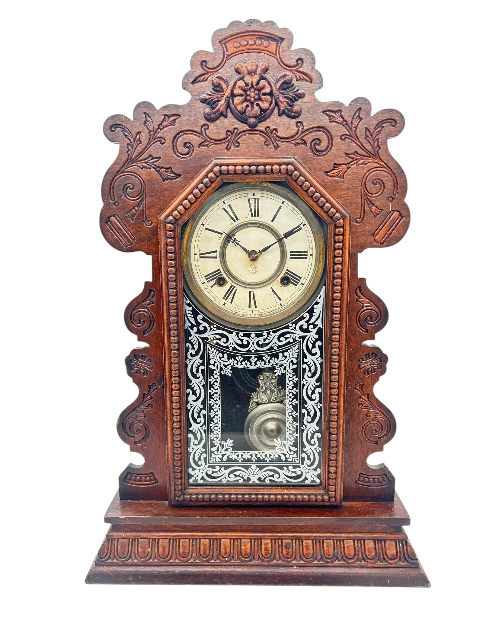 Fantastic Ansonia Gingerbread Clock – ca 1890 (1 of 10)