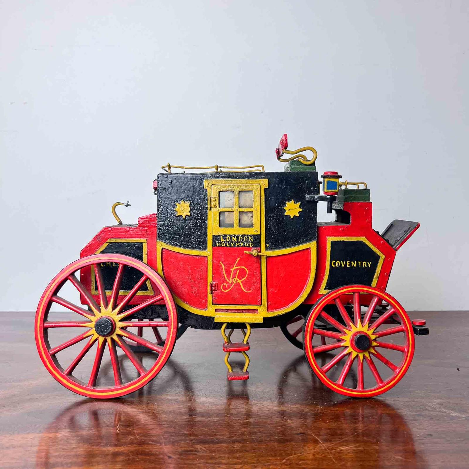 Scratch Built Model Of A Mail Coach (1 of 13)